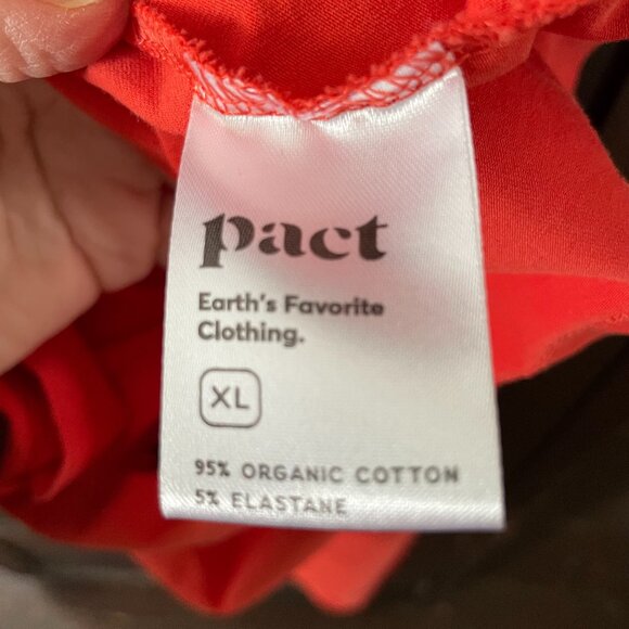 Pact Fit & Flare Pink and Red Midi Dress XL - Picture 5 of 6